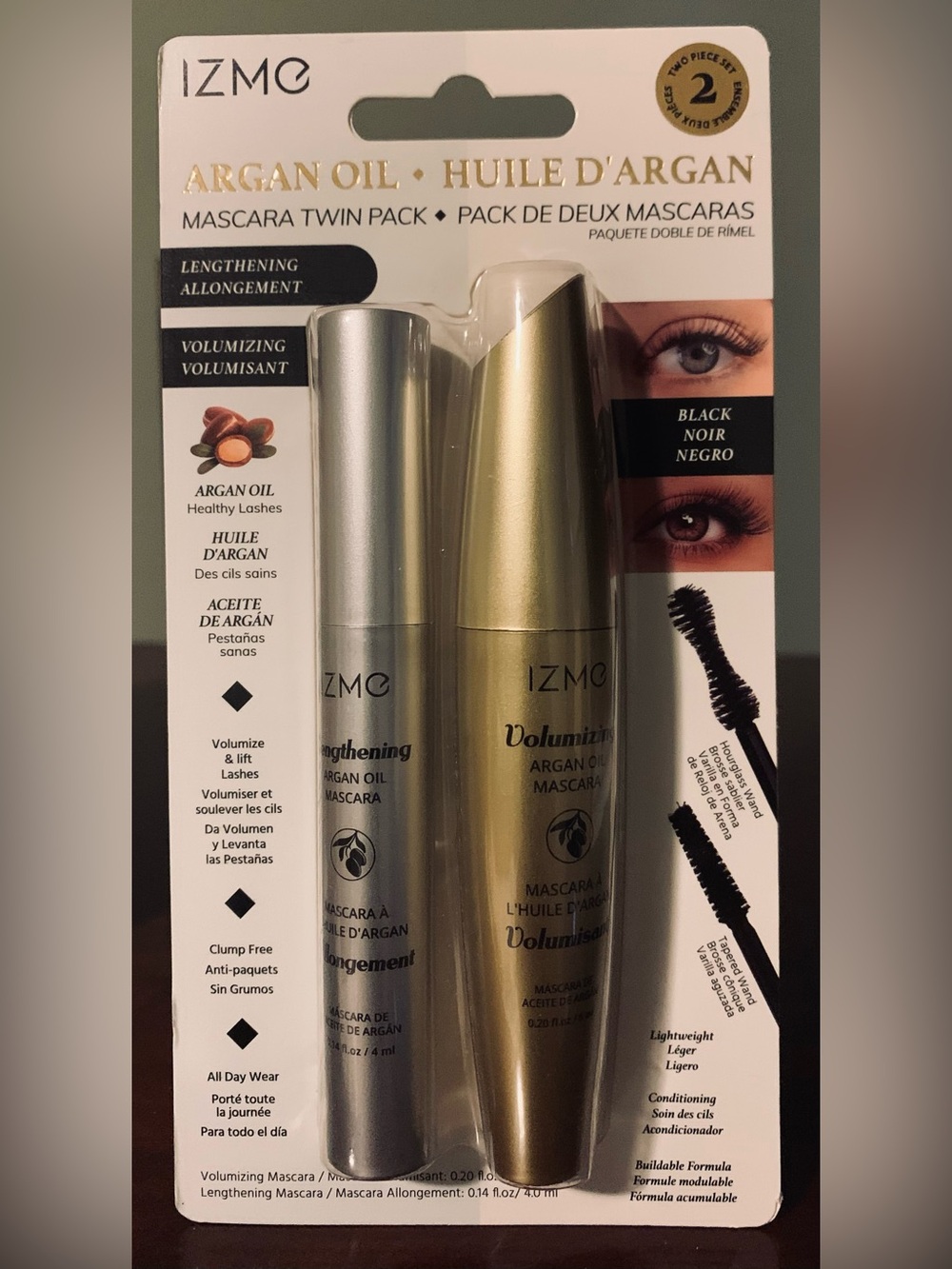 IZME New York Argan Oil Mascara Twin Pack - Black